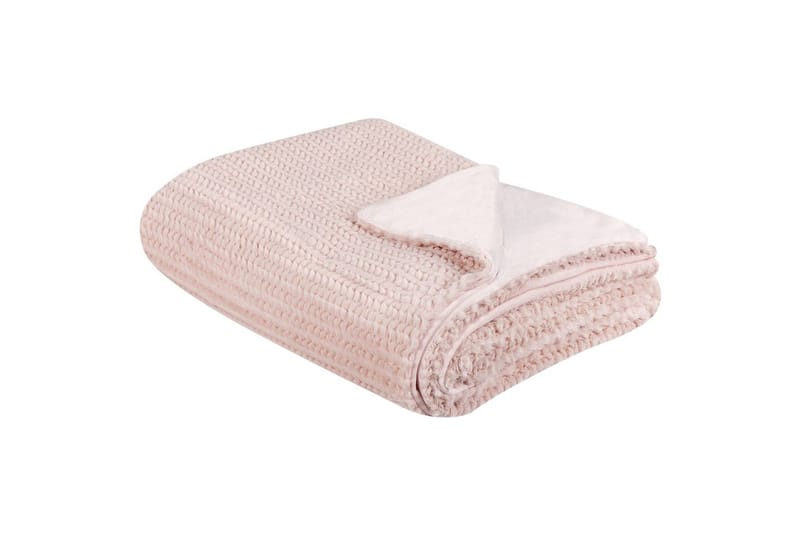 Pledd Bjas Rosa, 150x200 cm - Rosa, 150x200 cm - Tekstiler & tepper - Tepper & pledd