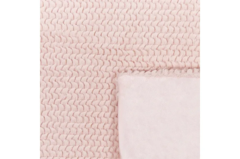 Pledd Bjas Rosa, 200x220 cm - Rosa, 200x220 cm - Tekstiler & tepper - Tepper & pledd