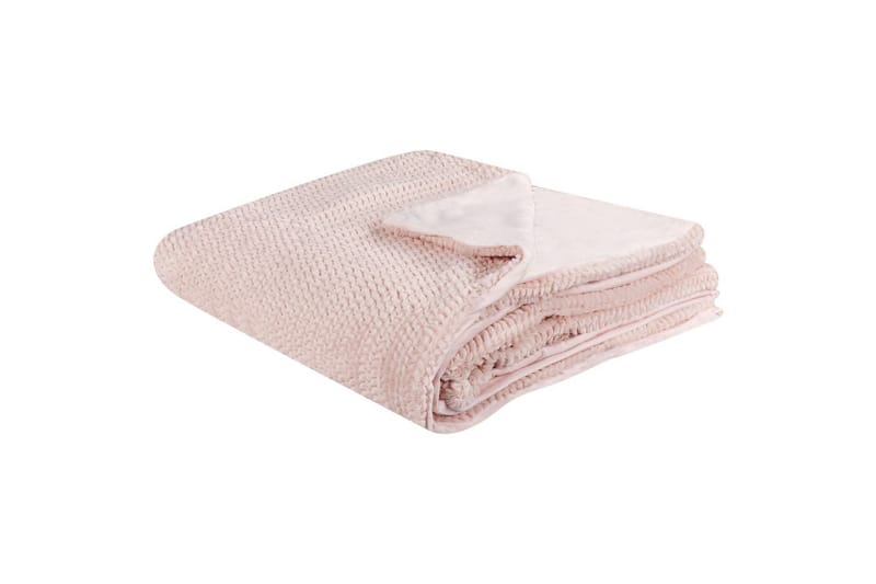 Pledd Bjas Rosa, 200x220 cm - Rosa, 200x220 cm - Tekstiler & tepper - Tepper & pledd