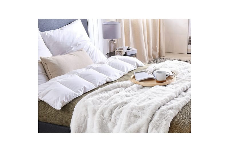 Pledd Chaab Hvit, 150x200 cm - Hvit, 150x200 cm - Tekstiler & tepper - Tepper & pledd