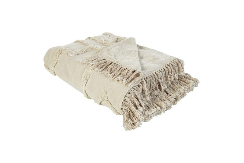 Pledd Chack Beige, 200x220 cm - Beige, 200x220 cm - Tekstiler & tepper - Tepper & pledd