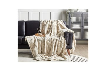 Pledd Chack Beige, 220x240 cm - Beige, 220x240 cm - Tekstiler & tepper - Tepper & pledd