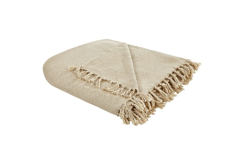 Pledd Chaohani Beige, 150x200 cm - Beige, 150x200 cm - Tekstiler & tepper - Tepper & pledd