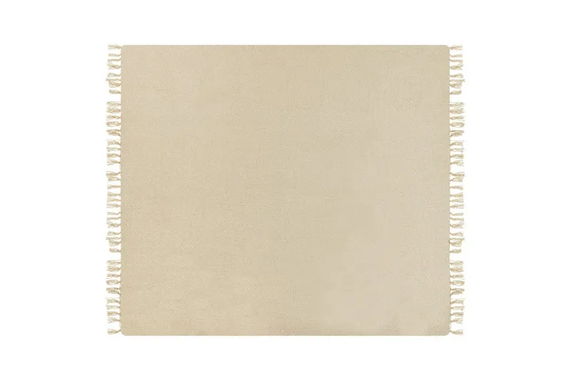 Pledd Chaohani Beige, 200x220 cm - Beige, 200x220 cm - Tekstiler & tepper - Tepper & pledd