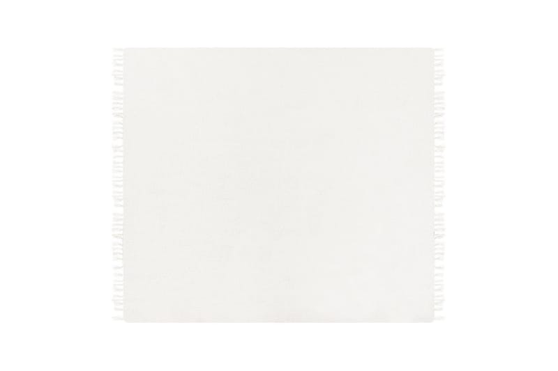 Pledd Chaohani Hvit, 220x240 cm - Hvit, 220x240 cm - Tekstiler & tepper - Tepper & pledd