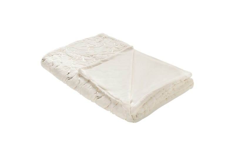 Pledd Godavari Beige/gull, 130x180 cm - Beige/gull, 130x180 cm - Tekstiler & tepper - Tepper & pledd
