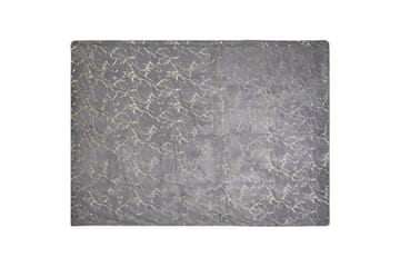 Pledd Godavari Grå/gull, 130x180 cm - Grå/gull, 130x180 cm - Tekstiler & tepper - Tepper & pledd