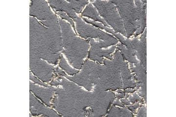 Pledd Godavari Grå/gull, 150x200 cm - Grå/gull, 150x200 cm - Tekstiler & tepper - Tepper & pledd