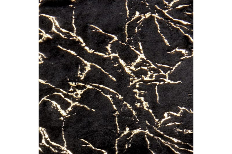 Pledd Godavari Svart/gull, 130x180 cm - Svart/gull, 130x180 cm - Tekstiler & tepper - Tepper & pledd