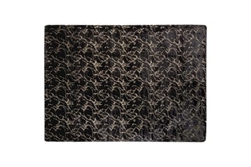 Pledd Godavari Svart/gull, 150x200 cm - Svart/gull, 150x200 cm - Tekstiler & tepper - Tepper & pledd