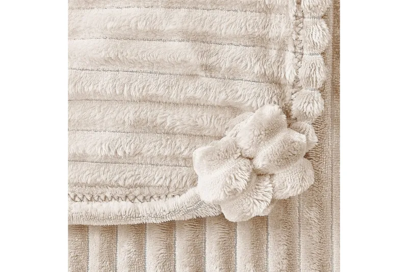 Pledd Kaweri Beige - Beige - Tekstiler & tepper - Tepper & pledd