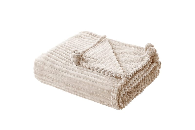 Pledd Kaweri Beige - Beige - Tekstiler & tepper - Tepper & pledd
