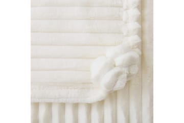 Pledd Kaweri Hvit - Hvit - Tekstiler & tepper - Tepper & pledd