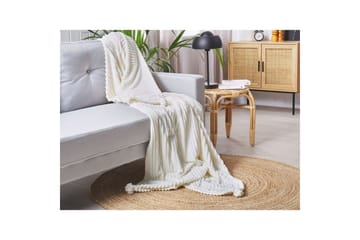 Pledd Kaweri Hvit - Hvit - Tekstiler & tepper - Tepper & pledd