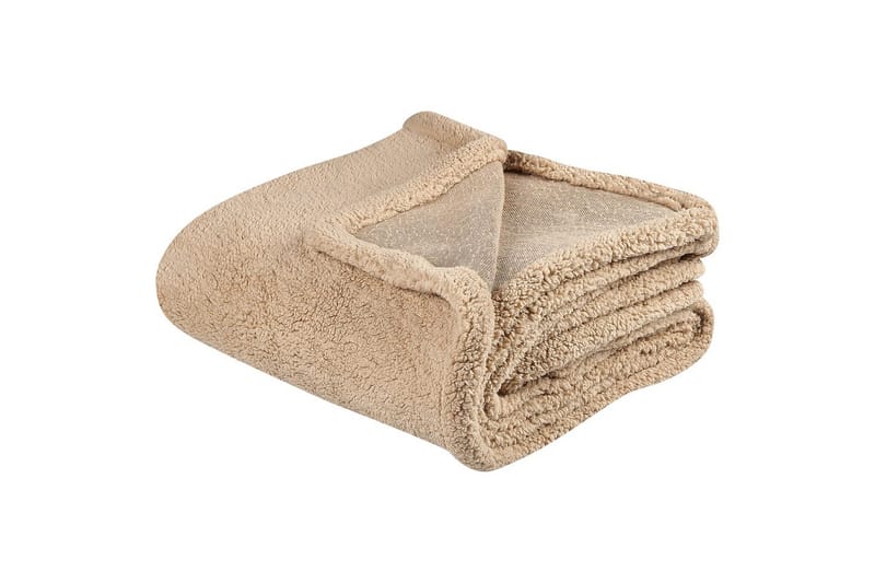 Pledd Mirge Beige - Beige - Tekstiler & tepper - Tepper & pledd