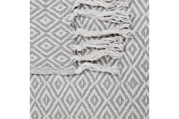 Pledd Mityal Beige/grå - Beige/grå - Tekstiler & tepper - Tepper & pledd