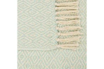 Pledd Mityal Grønn/beige - Grønn/beige - Tekstiler & tepper - Tepper & pledd