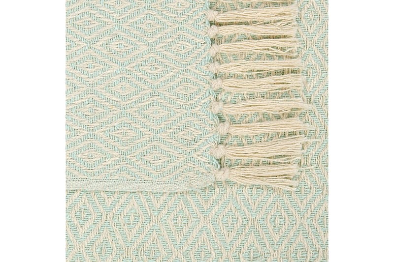 Pledd Mityal Grønn/beige - Grønn/beige - Tekstiler & tepper - Tepper & pledd