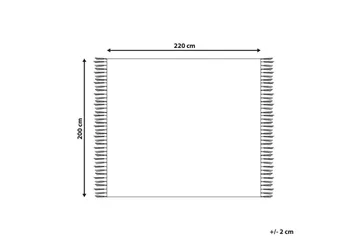 Pledd Najuy 200x220 cm - 200x220 cm - Tekstiler & tepper - Tepper & pledd