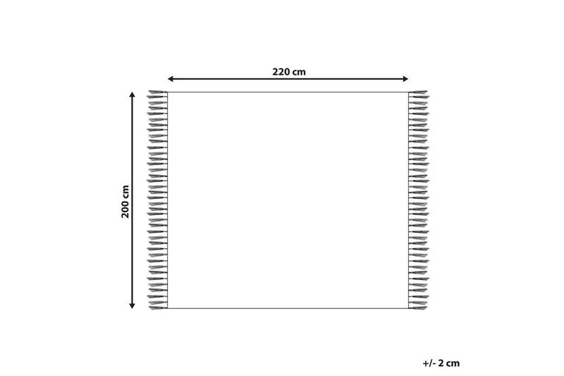 Pledd Najuy 200x220 cm - 200x220 cm - Tekstiler & tepper - Tepper & pledd