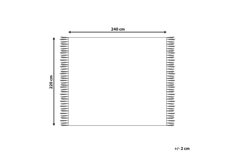 Pledd Najuy 220x240 cm - 220x240 cm - Tekstiler & tepper - Tepper & pledd