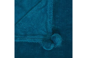 Pledd Saitler Blå, 200x220 cm - Blå, 200x220 cm - Tekstiler & tepper - Tepper & pledd