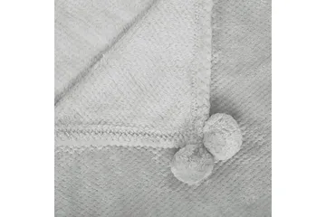 Pledd Saitler Grå, 200x220 cm - Grå, 200x220 cm - Tekstiler & tepper - Tepper & pledd