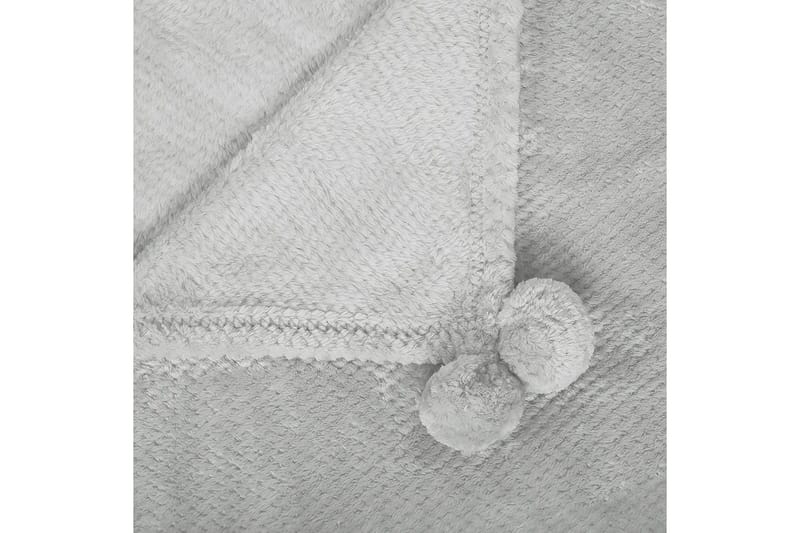 Pledd Saitler Grå, 200x220 cm - Grå, 200x220 cm - Tekstiler & tepper - Tepper & pledd