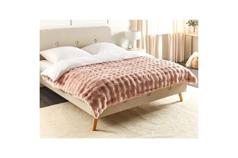Pledd Salka Rosa, 150x200 cm - Rosa, 150x200 cm - Tekstiler & tepper - Tepper & pledd