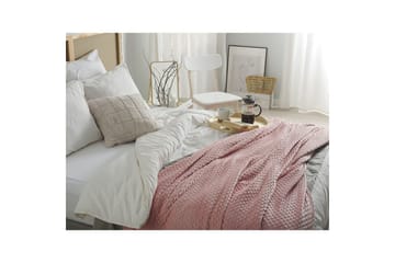 Pledd Samur Rosa, 200x220 cm - Rosa, 200x220 cm - Tekstiler & tepper - Tepper & pledd
