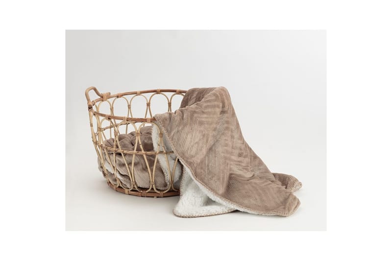 Pledd Sherpa 130 x 170 cm, Lin