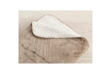 Pledd Sherpa 130 x 170 cm - Lin - Tekstiler & tepper - Tepper & pledd