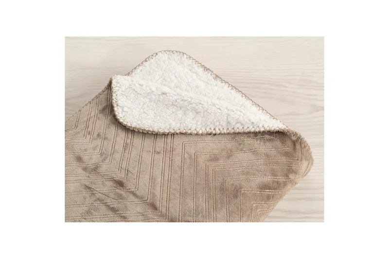 Pledd Sherpa 130 x 170 cm - Lin - Tekstiler & tepper - Tepper & pledd