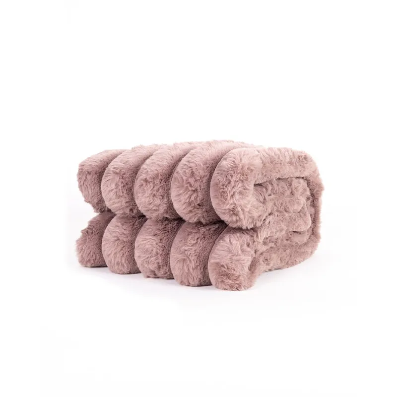 Pledd Soho 130x170 cm - Plomme - Tekstiler & tepper - Tepper & pledd