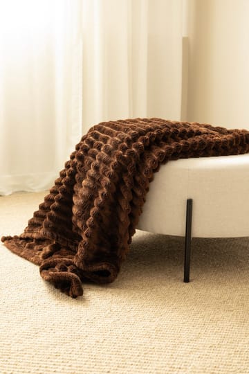 Pledd Stripe 130x170 cm - Brun - Tekstiler & tepper - Tepper & pledd
