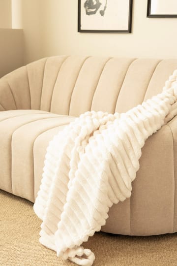 Pledd Stripe 130x170 cm - Crème - Tekstiler & tepper - Tepper & pledd