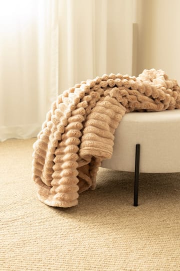 Pledd Stripe 130x170 cm - Karamell - Tekstiler & tepper - Tepper & pledd