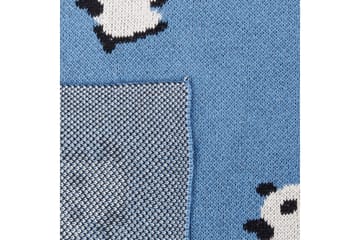 Pledd Talokan Blå/svart/hvit - Blå/svart/hvit - Tekstiler & tepper - Tepper & pledd