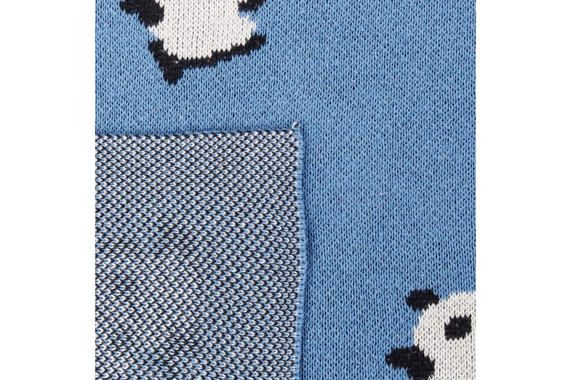 Pledd Talokan Blå/svart/hvit - Blå/svart/hvit - Tekstiler & tepper - Tepper & pledd