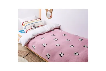 Pledd Talokan Rosa/svart/hvit - Rosa/svart/hvit - Tekstiler & tepper - Tepper & pledd