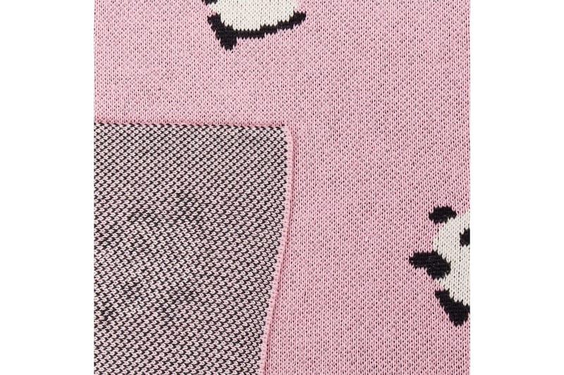 Pledd Talokan Rosa/svart/hvit - Rosa/svart/hvit - Tekstiler & tepper - Tepper & pledd