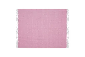Pledd Tangier Rosa/Hvit - Rosa/Hvit - Tekstiler & tepper - Tepper & pledd