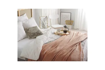 Pledd Terke Brun - Brun - Tekstiler & tepper - Tepper & pledd