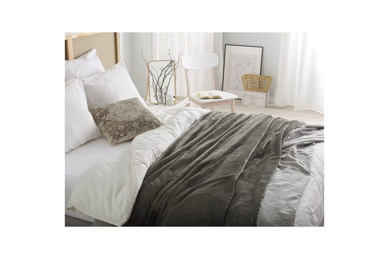 Pledd Terke Grå - Grå - Tekstiler & tepper - Tepper & pledd