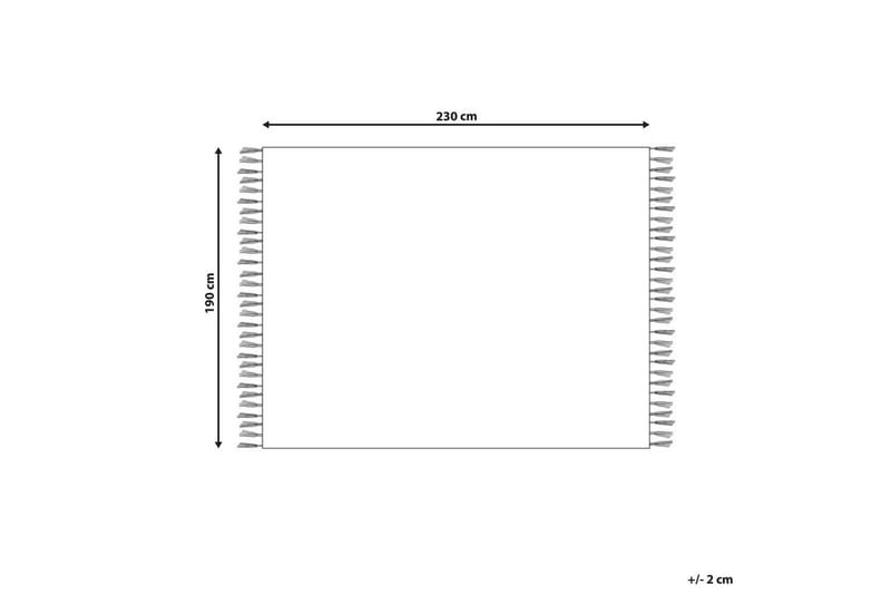 Pledd Vella Beige, 190x230 cm - Beige, 190x230 cm - Tekstiler & tepper - Tepper & pledd