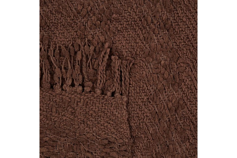 Pledd Vella Brun, 200x220 cm - Brun, 200x220 cm - Tekstiler & tepper - Tepper & pledd
