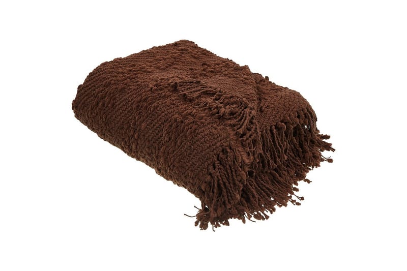 Pledd Vella Brun, 220x240 cm - Brun, 220x240 cm - Tekstiler & tepper - Tepper & pledd