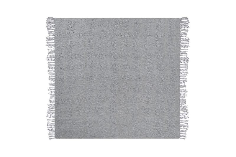 Pledd Vella Grå, 200x220 cm - Grå, 200x220 cm - Tekstiler & tepper - Tepper & pledd