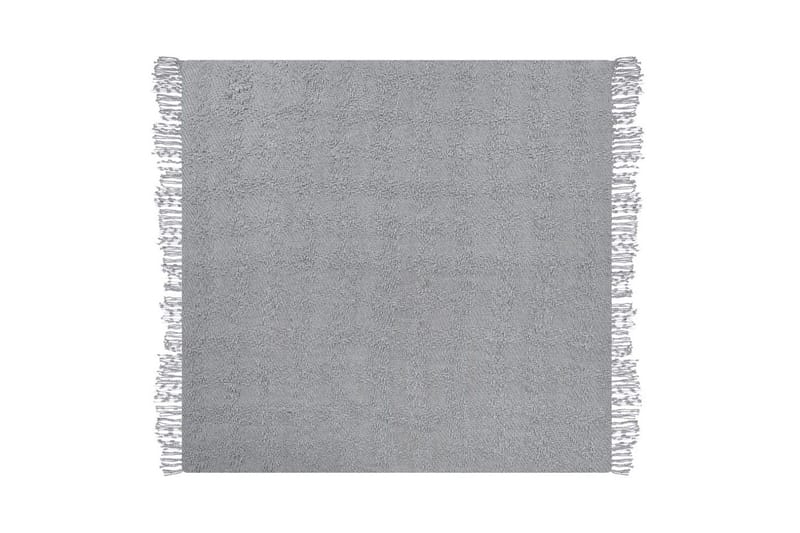 Pledd Vella Grå, 220x240 cm - Grå, 220x240 cm - Tekstiler & tepper - Tepper & pledd