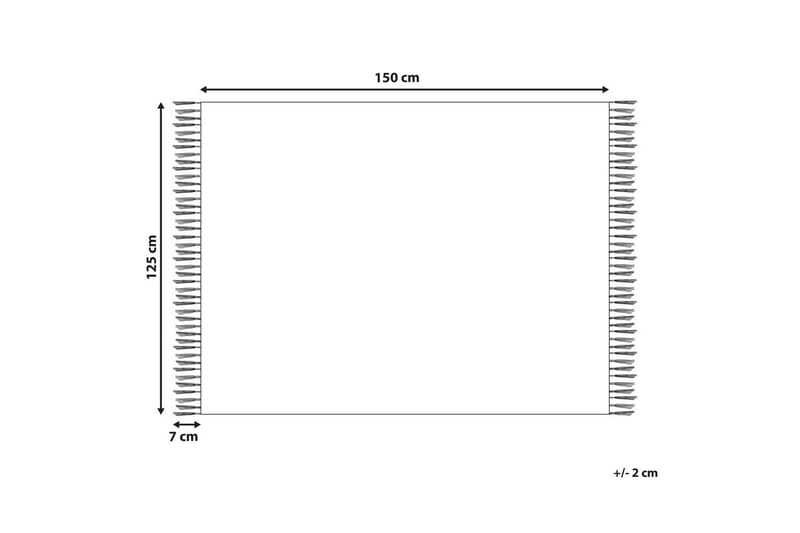 Pledd Yarsa Beige - Beige - Tekstiler & tepper - Tepper & pledd